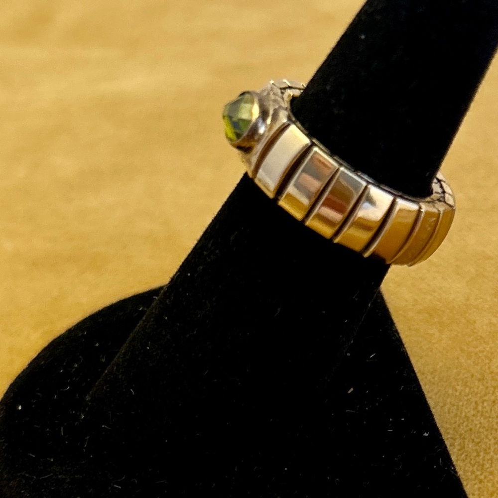 Nomination Stretchable Green Stone Ring - image 3